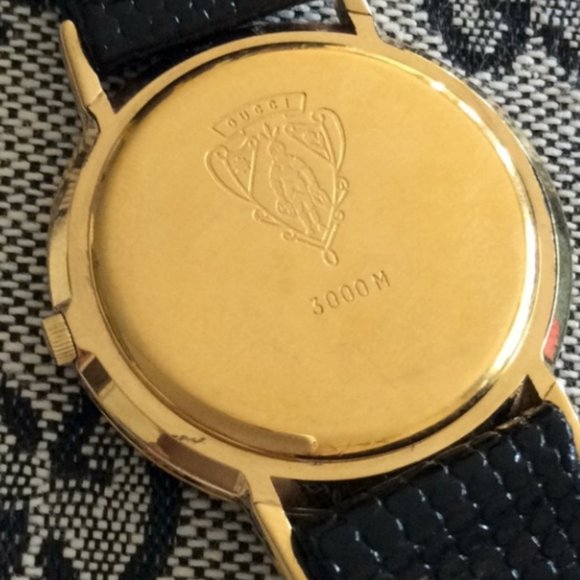 GUCCI 3000M Gold Plated Watch (Newly maintained, polished, and battery replaced) - Picture 4 of 4